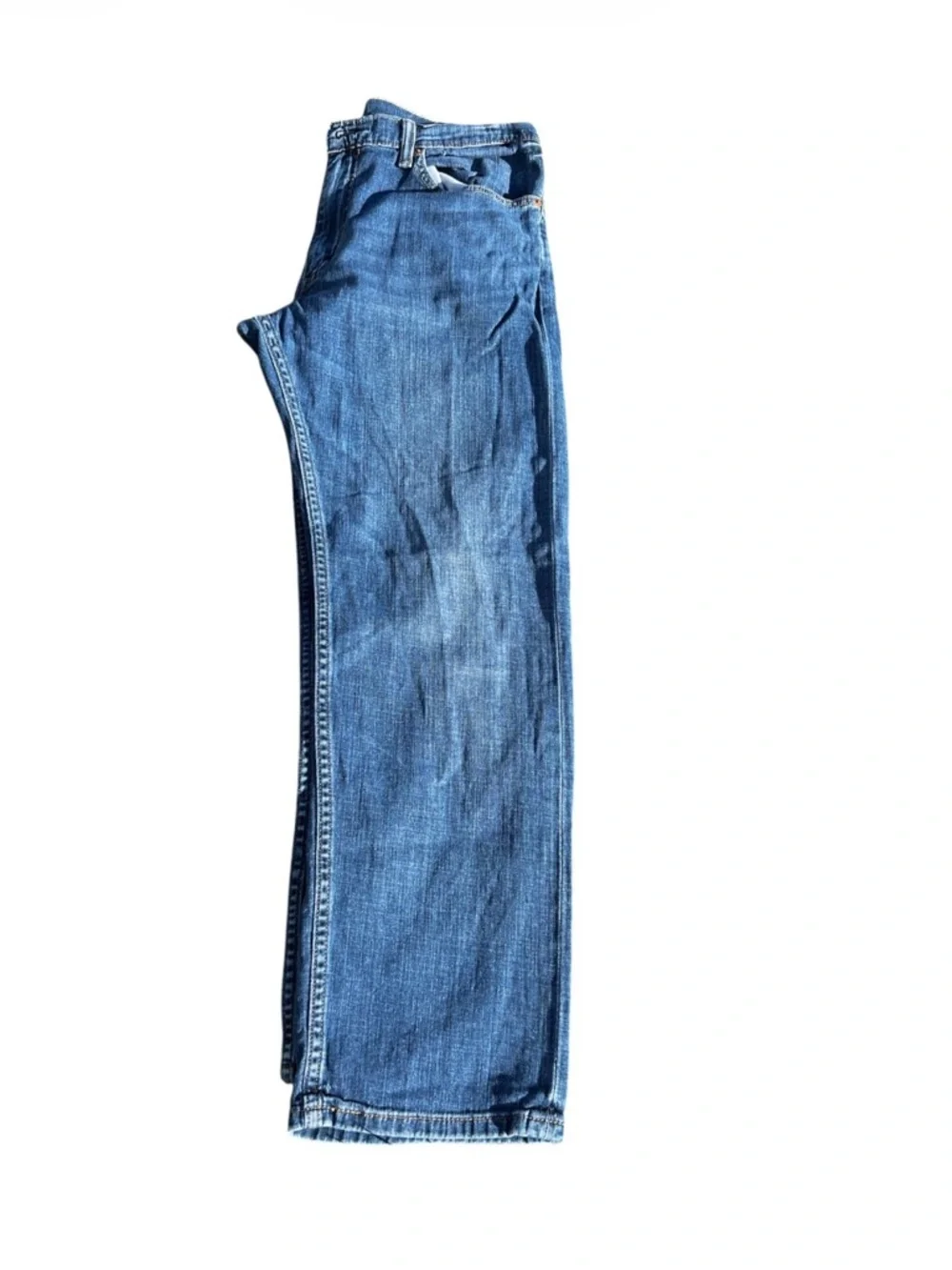 Men's Straight-Leg Denim Jeans in Blue 36X30